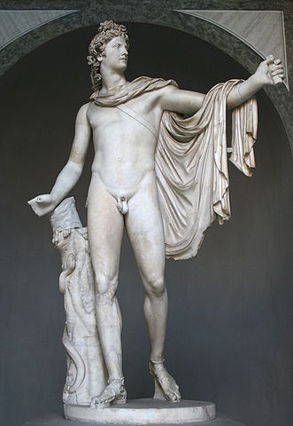 File:0 Apollon du Belvédère - Cortile Ottagono - Museo Pio-Clementino - Vatican (2).JPG