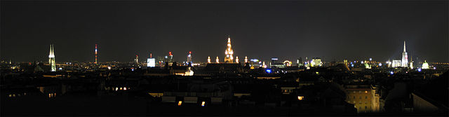 File:Vienna Panorama at Night.jpg
