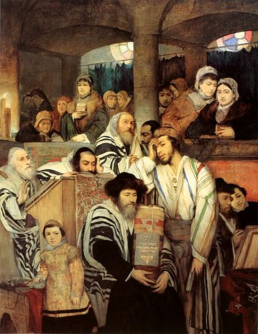 File:Gottlieb-Jews Praying in the Synagogue on Yom Kippur.jpg