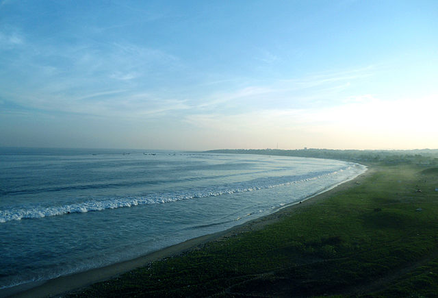 File:(Bay of Bengal) Beach View from Tenneti Park 07.JPG