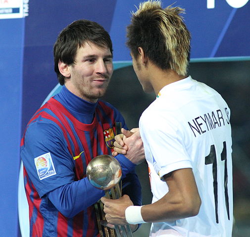 File:Messi with Neymar Junior the Future of Brazil.jpg