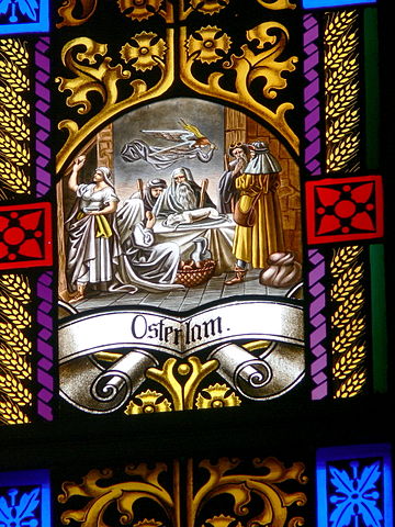 File:Pötting Kirchenfenster 7 Osterlamm.jpg