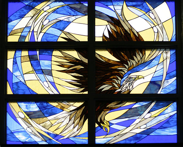File:Stained glass eagle.jpg