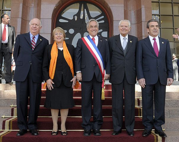 File:Five Chilean presidents since 1990.jpg